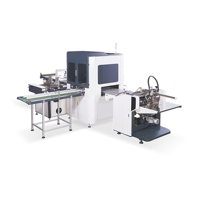 Semi-automatic Rigid Box Wrapping Machine for Hard Cover Lining