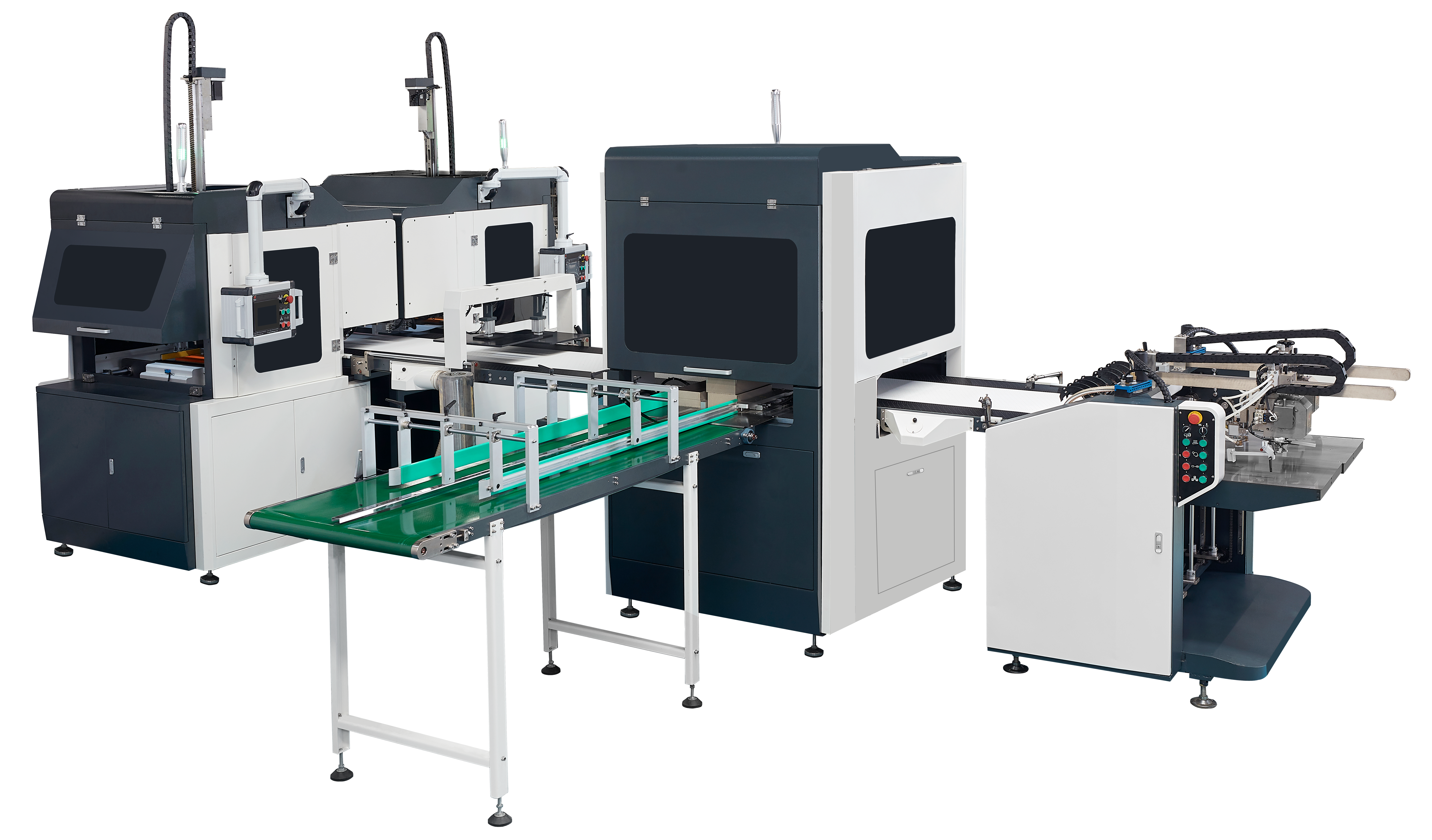  Full Automatic Rigid Box Making Machine for Silk Scarf Box Manufacturer